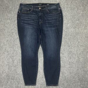 Judy Blue Jeans Womens Size 24W Blue Skinny Fit Dark Wash JB82253DK-PL  Plus